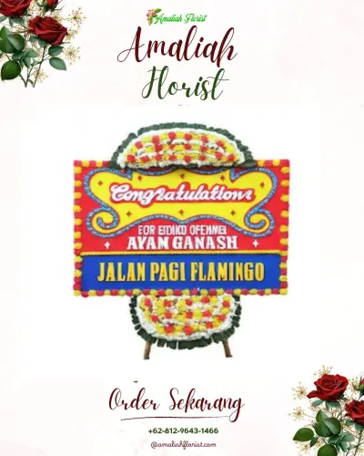 Bunga Papan Congratulation di Ancol Pasir